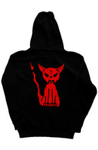 Load image into Gallery viewer, Embroidered Evil Cat Zip Up