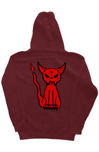 Load image into Gallery viewer, Embroidered Evil Cat Zip Up