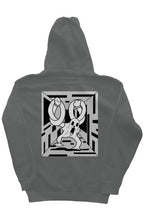 Load image into Gallery viewer, Dream Cat all Tied Up Embroidered Zip Up Hoodie