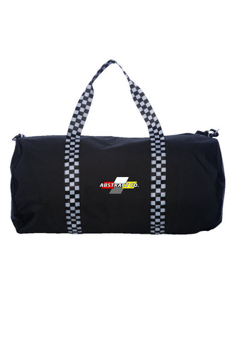 Racing Logo Checkered Duffle