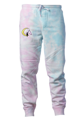 Mo On The Moon Cotton Candy Tie Dye Pants