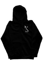 Load image into Gallery viewer, Dream Cat all Tied Up Embroidered Zip Up Hoodie
