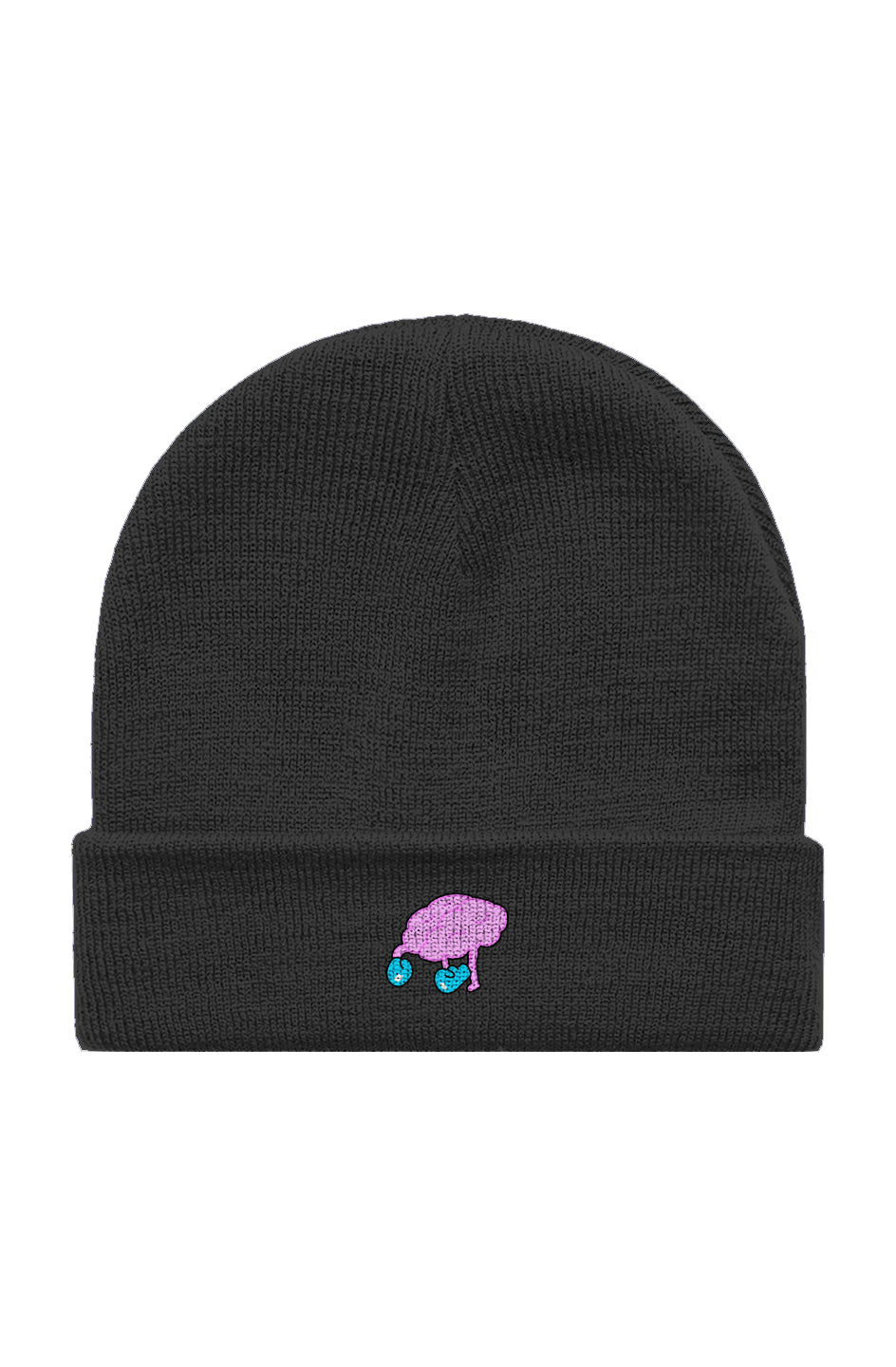 Embroidered Brain Fight Beanie